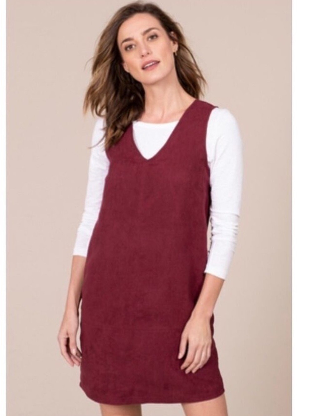 Peach Gym, Work, Play Serengeti Dress in Garnet - Size Large